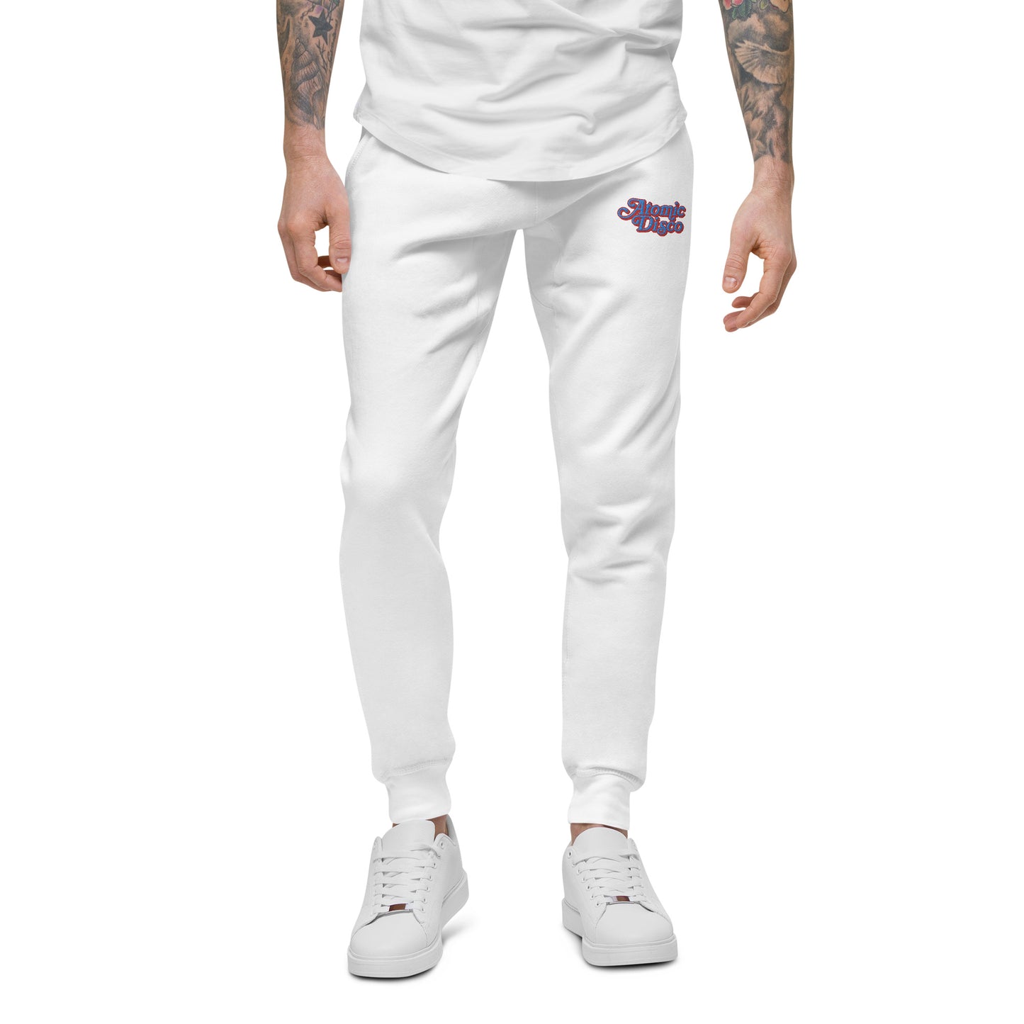 "Atomic Disco Bulge" Embroidered Logo Unisex fleece sweatpants