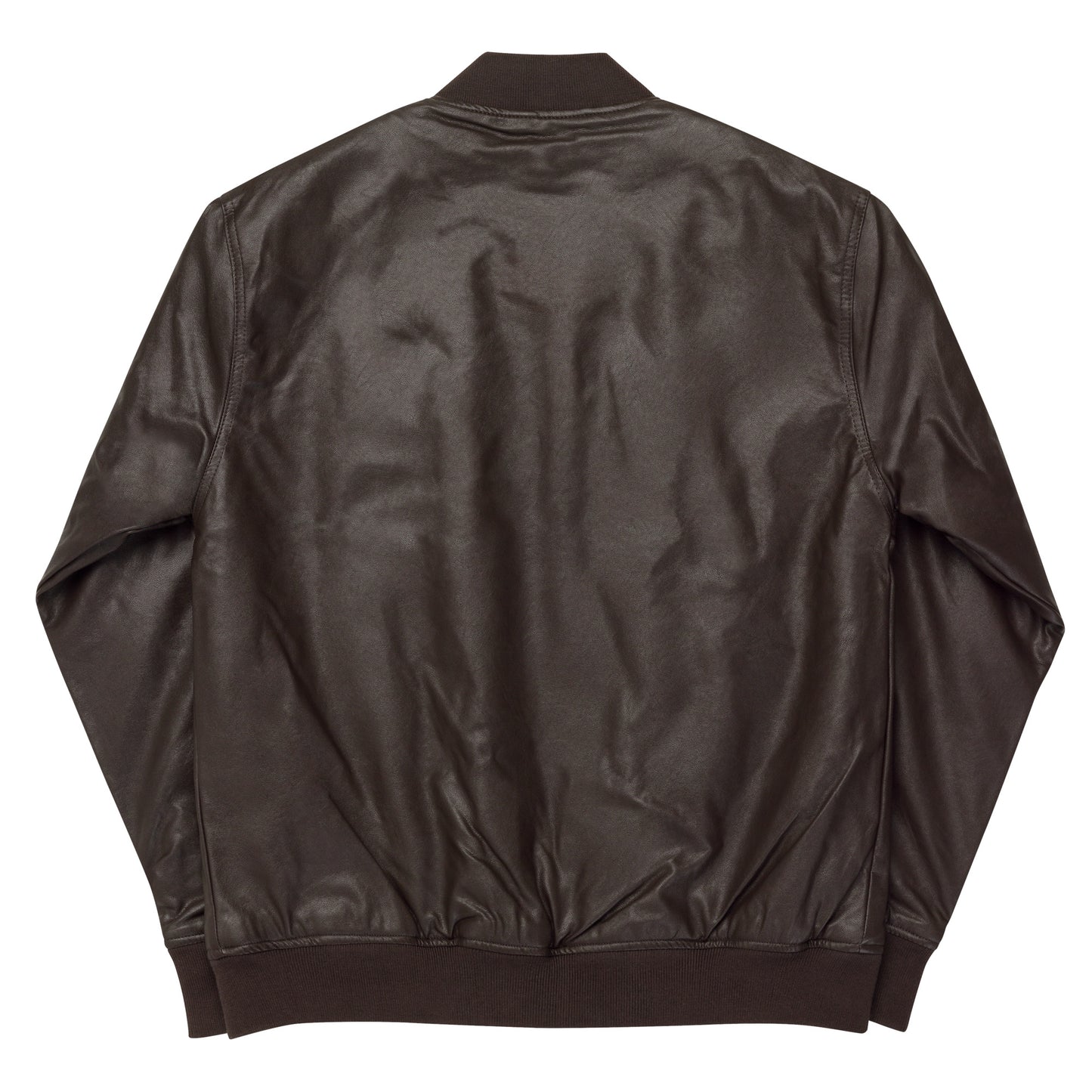 "Atomic Bomb" Leather Bomber Jacket