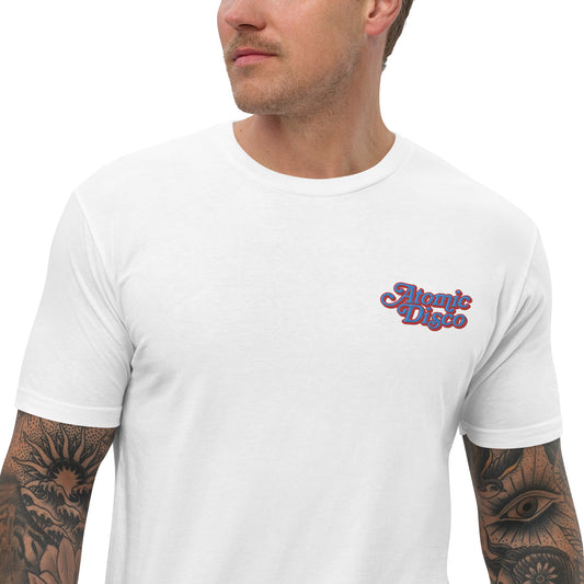 "Atomic Disco Female Gaze"Embroidered Logo Short Sleeve T-shirt