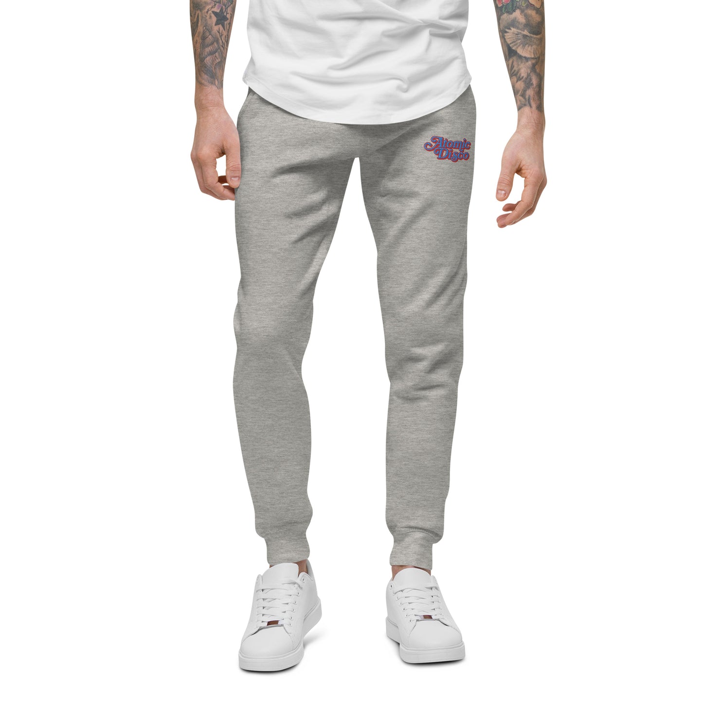 "Atomic Disco Bulge" Embroidered Logo Unisex fleece sweatpants