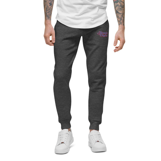 "Atomic Disco Bulge" Embroidered Logo Unisex fleece sweatpants
